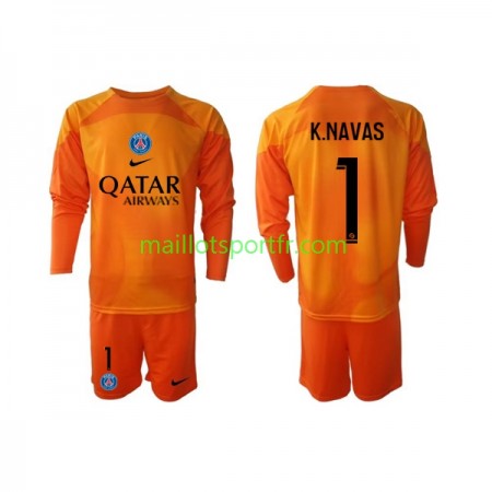 Maillot de Foot Paris Saint Germain Keylor Navas 1 Gardien Enfant Exterieur 2022/23 ML